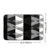 Soft Microfibre Non-Slip Geometric Rug