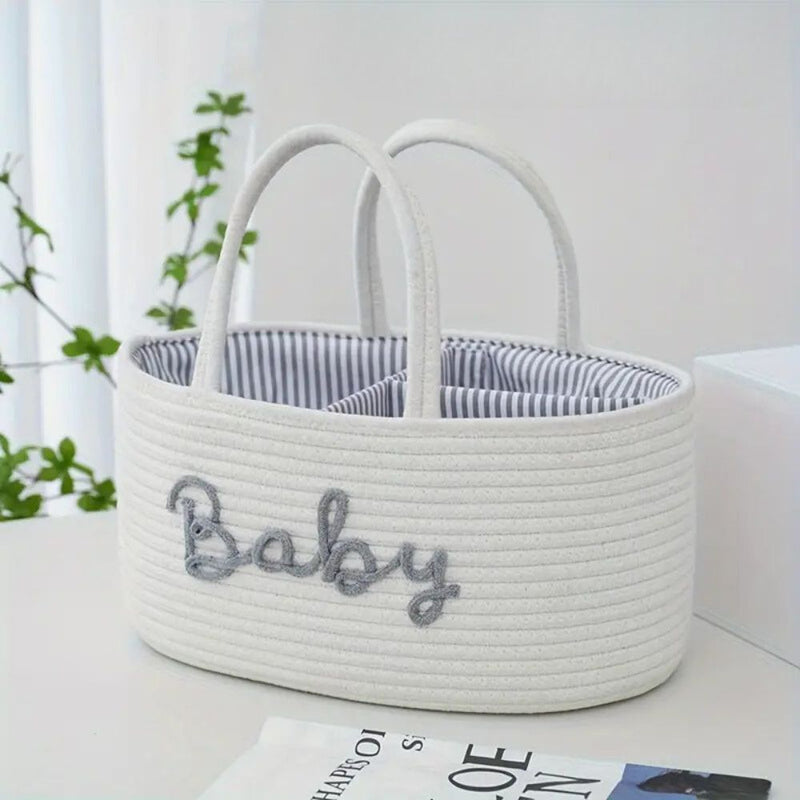 Cotton Rope Baby Caddy Organiser