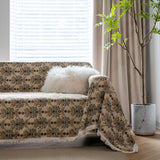 Sophisticated Plum Blossom Sofa Cover