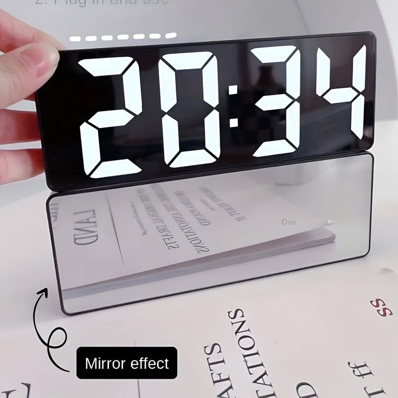 Digital LED Mirror Alarm Clock