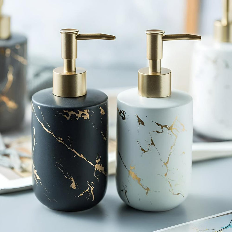 Golden Marble Luxe Dispenser