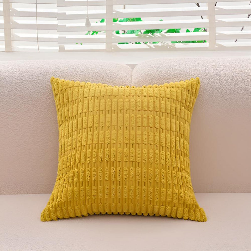 Plush Ridge Cushion Covers