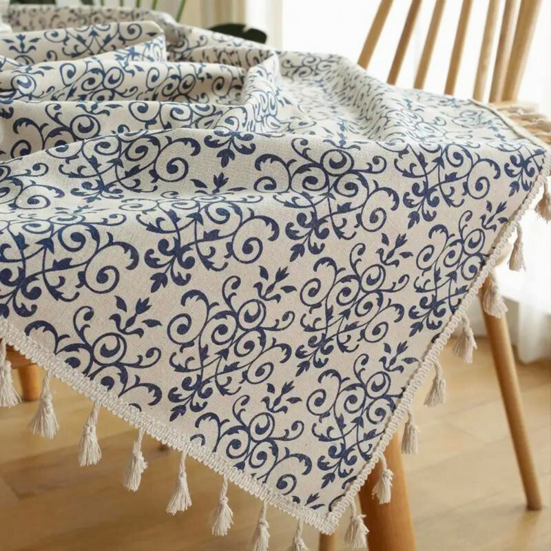 Cottage Chic Patterned Tablecloth