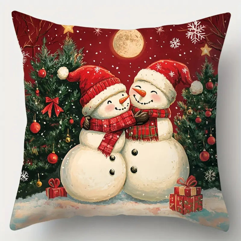 Santa’s Sleigh Christmas Cushion Cover