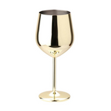 Lustrous Stainless Steel Wine Glass