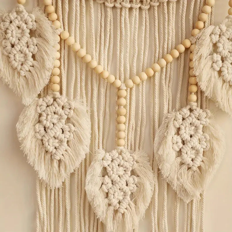 Whimsical Macrame Dream Catcher Decor