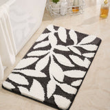 Zyphire Leaf Pattern Bath Mat