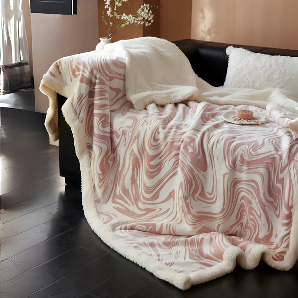 Marble Swirl Snuggle Blanket