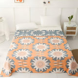 Windmill Flower Patterns Cotton Blanket