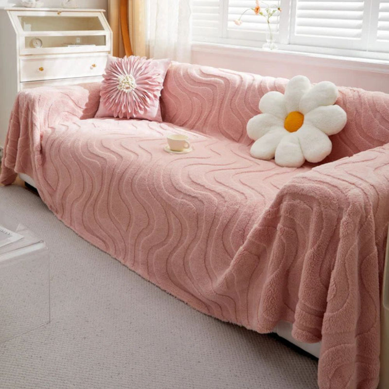 Tranquil Loom Plush Sofa Cover