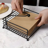 Sleek Iron Napkin Holder