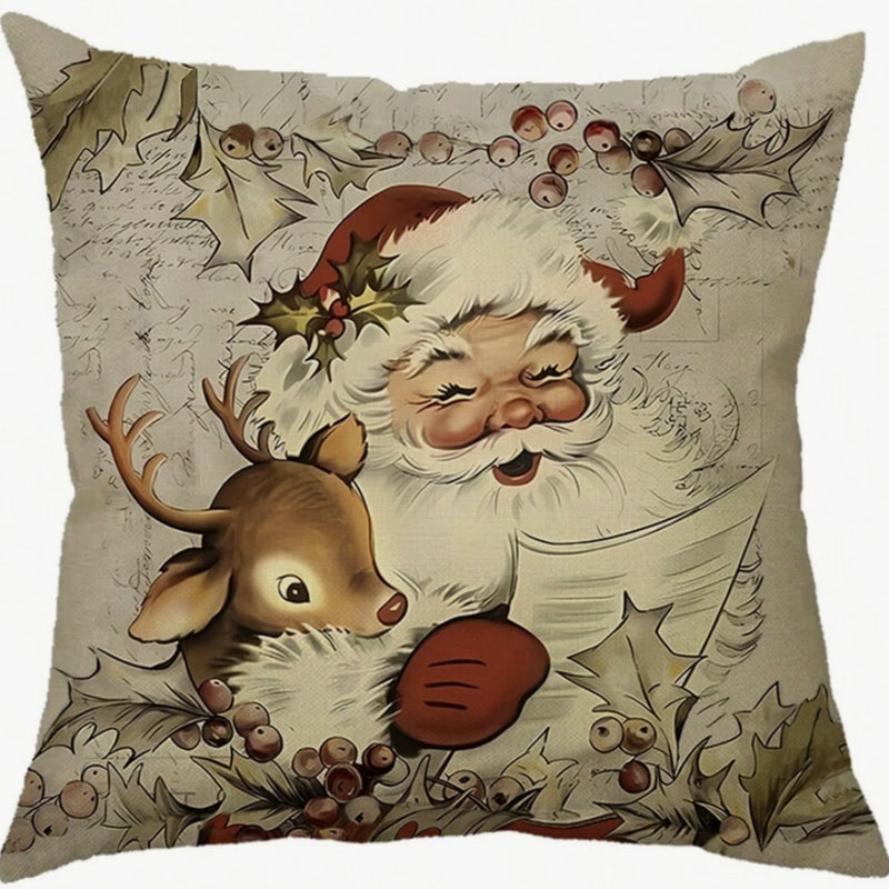 Santa's Charm Farmhouse Cushion