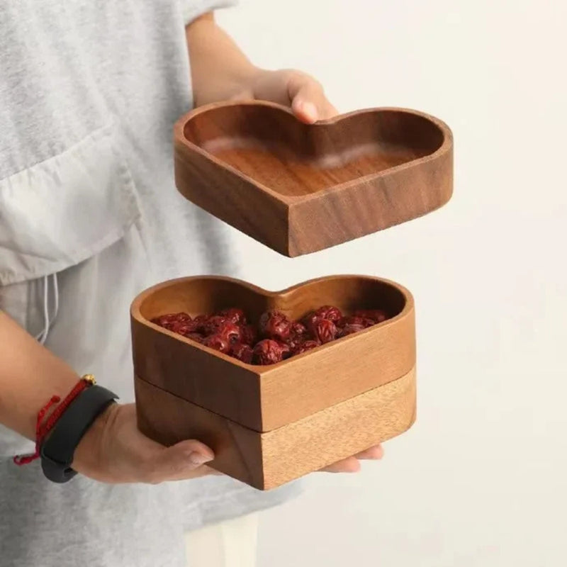 Rustic Heart Snack Tray Collection | 4pcs