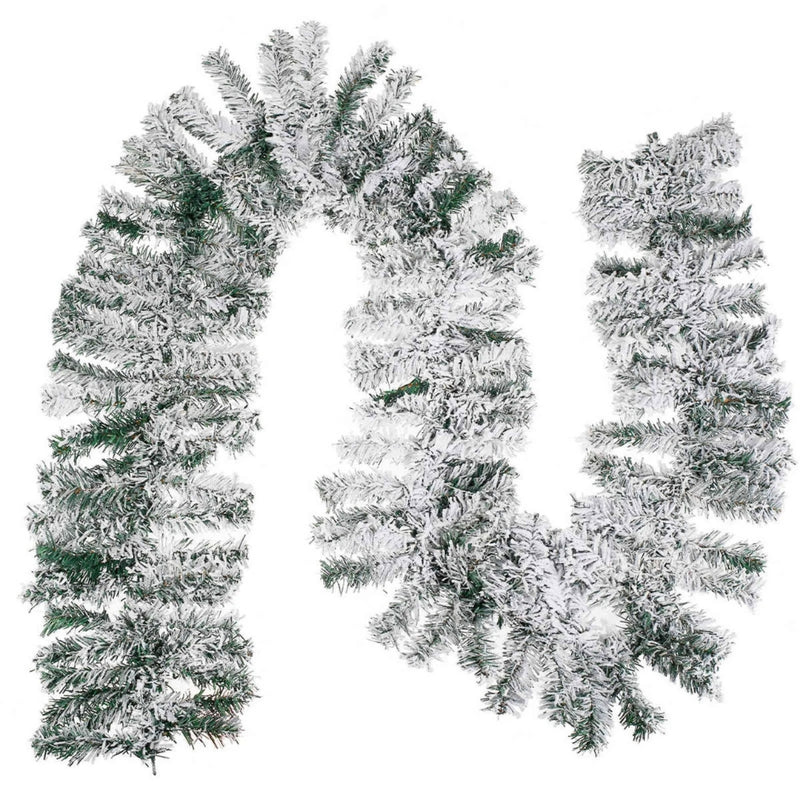 Holiday Frosted Christmas Garland