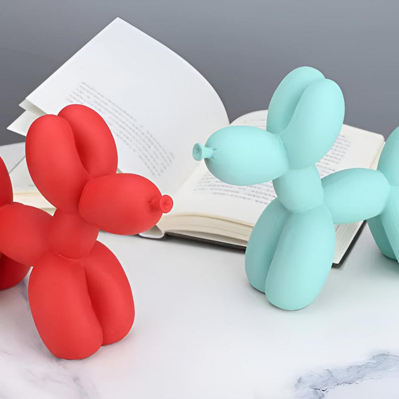 Matte Balloon Dog Resin Sculpture