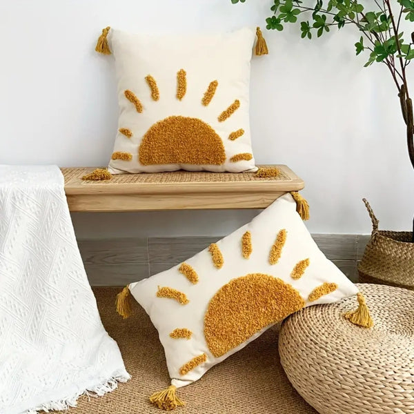 Sunrise Bliss Boho Cushion Cover