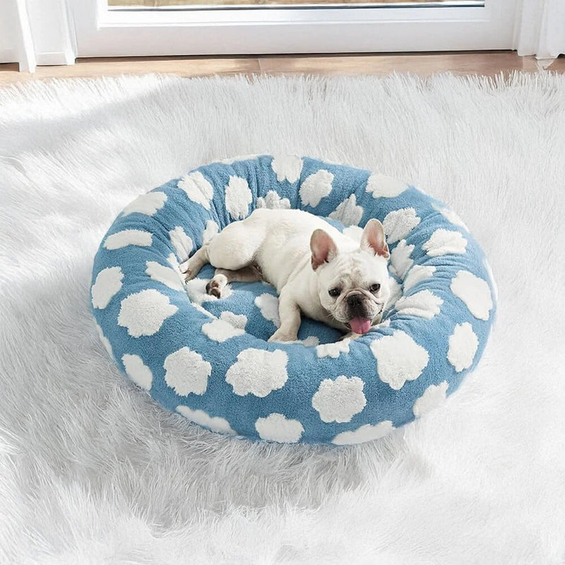 Snuggle Floral Checkerboard Pet Bed