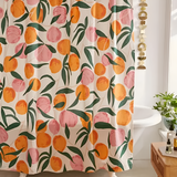 Fresh Peach Paradise Shower Curtain