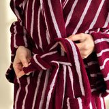 Allure Stripe Unisex Bathrobe