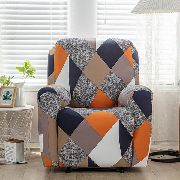 Abstract Recliner Sofa Cover