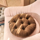 Velvet Tufted Round Cushions