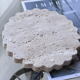 Modern Travertine Jewellery Tray