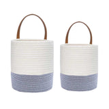 Woven Cotton Rope Hanging Basket