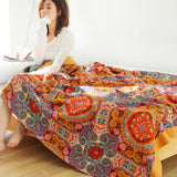 Sunrise Boho Reversible Blanket