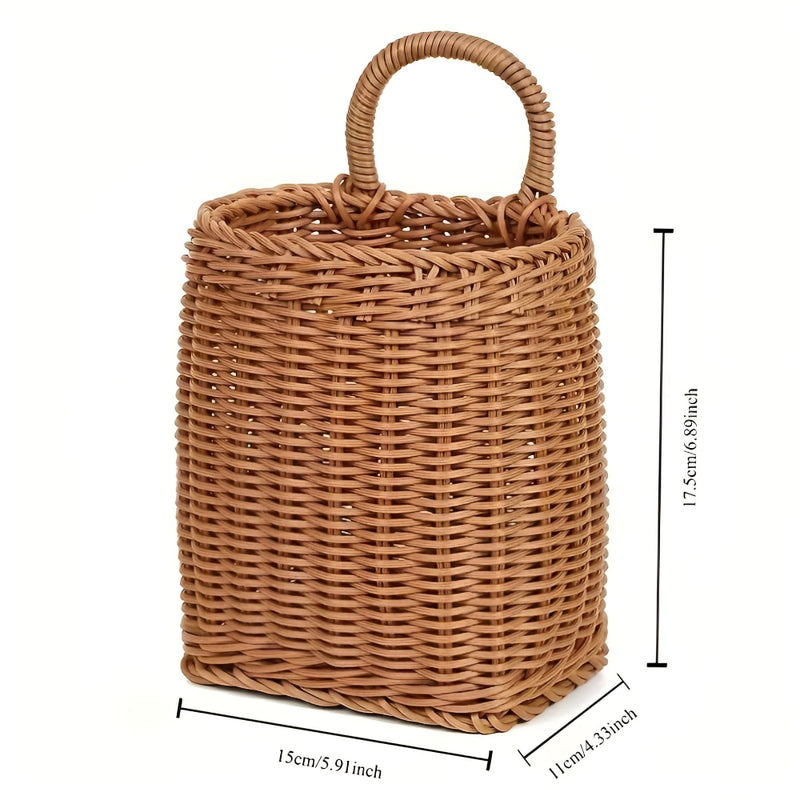 Willow Rattan Woven Storage Basket