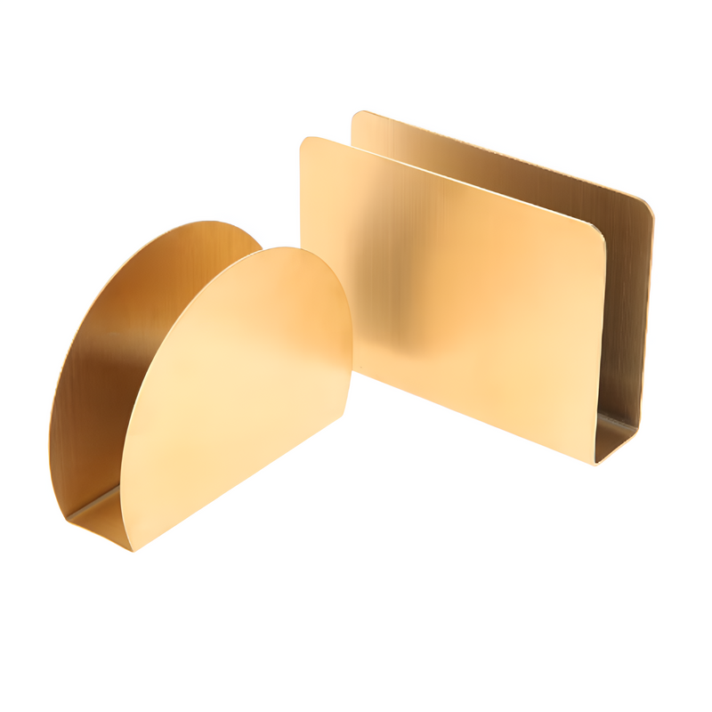 Gold Metallic Napkin Holder