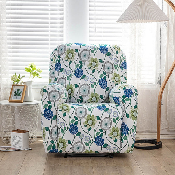 Floral Recliner Sofa Cover