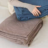 Soft Leaf Cotton Blanket