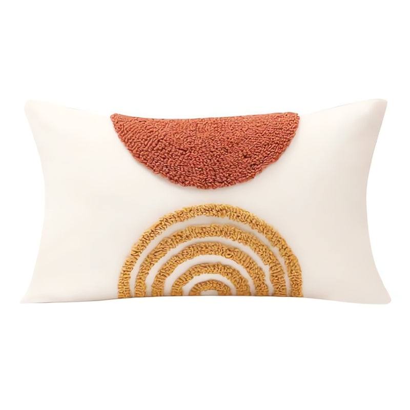 Eden Geometric Embroidery Cushion Cover