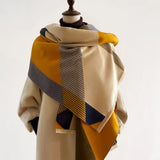 Abstract Geometric Colour Shawl