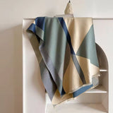 Abstract Geometric Colour Shawl