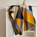 Abstract Geometric Colour Shawl
