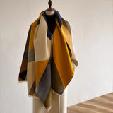Abstract Geometric Colour Shawl