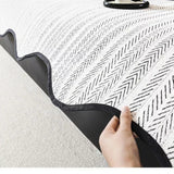Aurivelle Herringbone Scallop Edge Sofa Cover