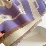 Bloom Classic Floral Winter Scarf