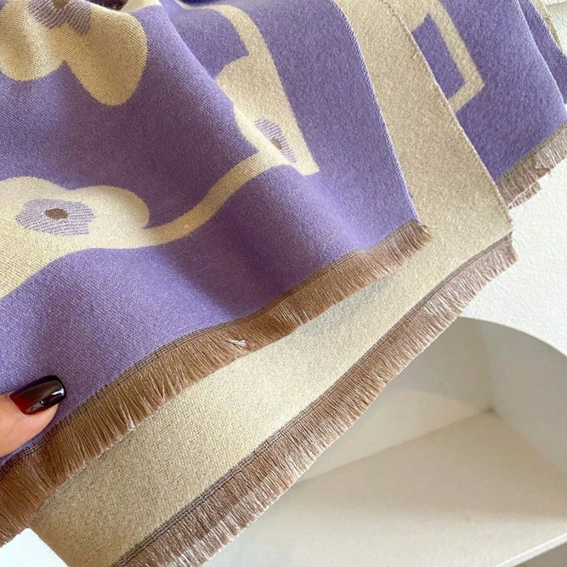 Bloom Classic Floral Winter Scarf