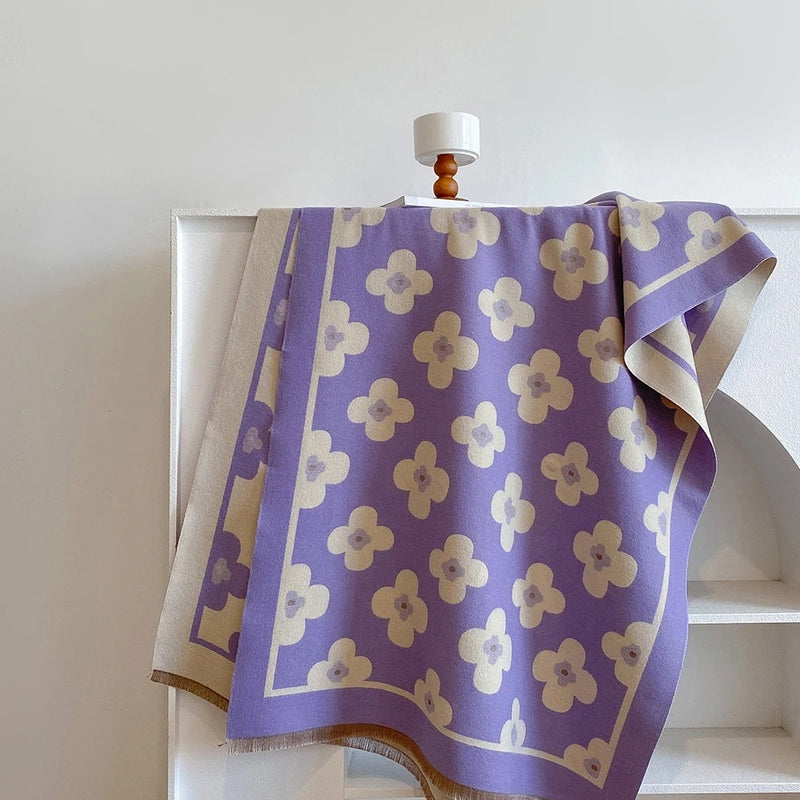 Bloom Classic Floral Winter Scarf