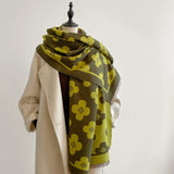 Bloom Classic Floral Winter Scarf