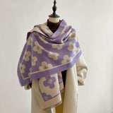 Bloom Classic Floral Winter Scarf