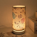 Botanical Floral Fabric Lighting Table Lamp