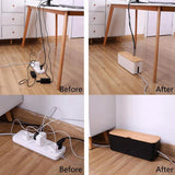 Cord Tidy Bamboo Cable Organiser Box