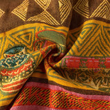 Cultural Rhythm Tassel Cotton Blanket