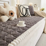 Snuggle Sherpa Plush Sofa Protector Cover