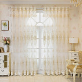 Elyvia Embroidered Classic Sheer Lace Curtain
