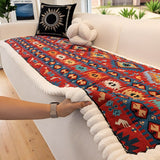 Ethnic Style Quilted Non Slip Couch Cover