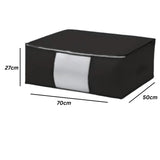 Foldable Zippered Cloth Storage Organiser